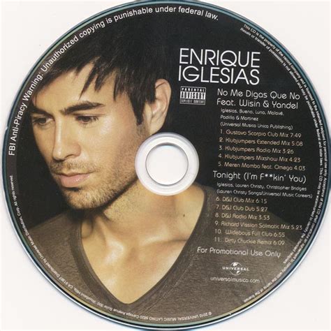 Enrique Iglesias No Me Digas Que No Tonight Im Fkin You 2011
