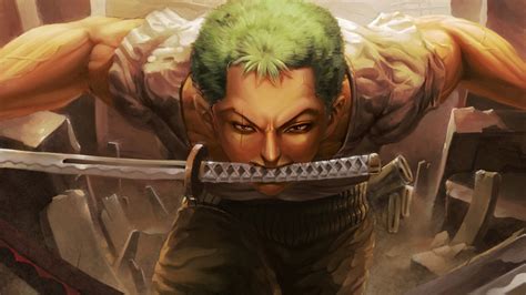 Brook franky monkey d.15 30 45 60 75 90. One Piece Roronoa Zoro Keeping A Sword On Mouth 4K HD ...