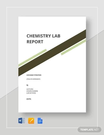 Free Sample Lab Report Templates In Pdf Google Docs Ms Word Apple Pages