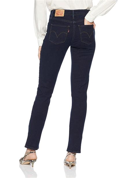 Levi S Women S Classic Mid Rise Skinny Jeans Deep Indigo Blue Size