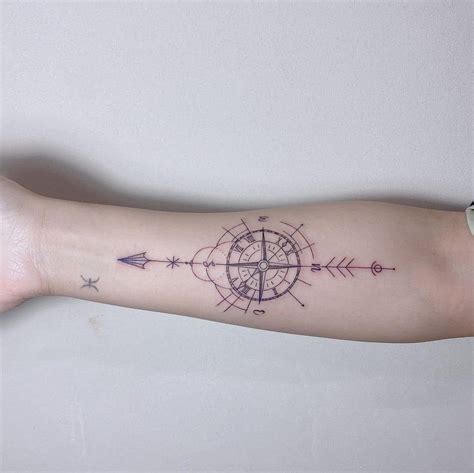 Aggregate 97 About Simple Compass Tattoo Best Indaotaonec