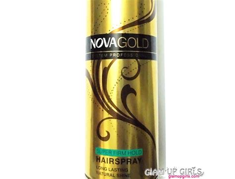 4.3 out of 5 stars. Nova Gold Super Firm Hold Hair Spray - Review