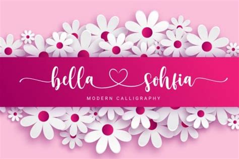Bella Sohfia Calligraphy Font Laptrinhx