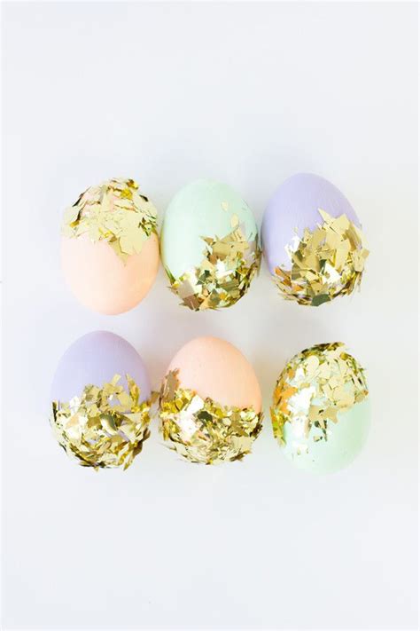 DIY Confetti Dipped Easter Eggs1 | Easter eggs diy, Easter egg designs, Easter eggs