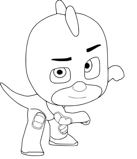 Imprimez les dessins romeo pyjamasques à colorier. Coloriage Pyjamasques GluGlu à imprimer sur COLORIAGES .info