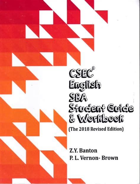 Csec English Sba Student Guide And Workbook Booksmart