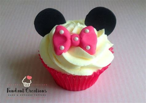 Log in to see price. Edible Minnie Mouse Spotty Bows and Ears Cupcake Toppers ...