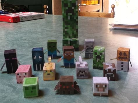 15free Minecraft Papercraft L For Lee Thebooketiquette