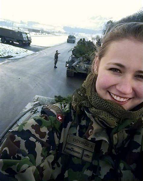 Increasingly Furious Swiss Army Chiefs Forced To Ban Sexy Selfies Because Female Army Recruits