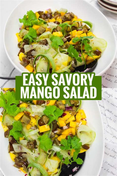 Mango Salad Simply Bakings Recipe Salad Recipes Mango Salad