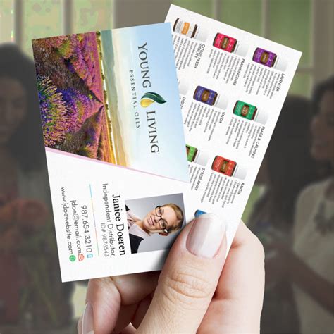 We also strive to carry products that are brand generic, so you can use them for whatever business you are in. How to order Young Living Business Cards for Distributor ...