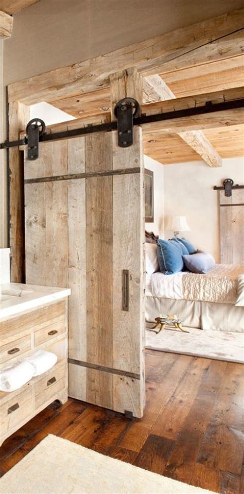 One unique element you could pick from barn. Rustic Bedroom by Peace Design #woodenrusticfurniture ...