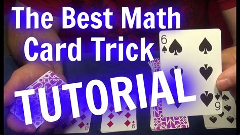 The Best Math Card Trick Tutorial Card Tricks Revealed Youtube