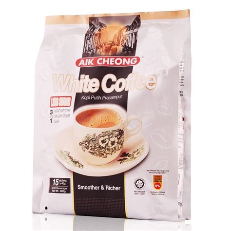 Aik Cheong White Coffee 3 In 1 Instant Coffee Less Sugar