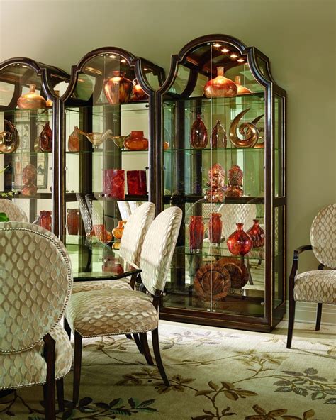 With six glass shelves, running out of room for displaying decorations will never be a problem. Elegant Glass Front Curio Cabinet