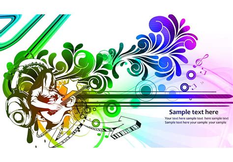 Colorful Concert Poster Vector Eps Ai Uidownload