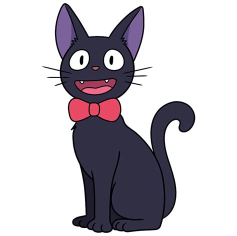 How To Draw The Jiji Cat Really Easy Drawing Tutorial
