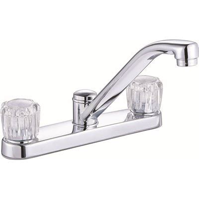 When you add a traditional spigot to your sink, you can perform a variety of tasks like soaking soiled pans, filling pots with water for cooking, and washing. PREMIER BAYVIEW 2-HANDLE STANDARD KITCHEN FAUCET WITHOUT SID
