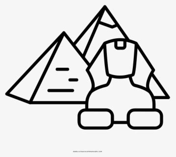 Pyramid Egypt Coloring Page Egypt Png Piramid Free Transparent