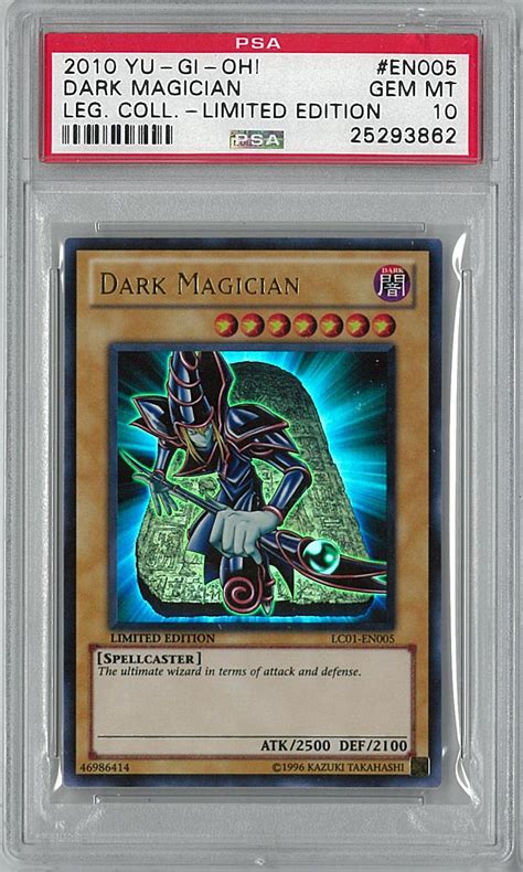 Yu Gi Oh Legendary Collection Psa 10 Single Dark Magician Ultra Rare
