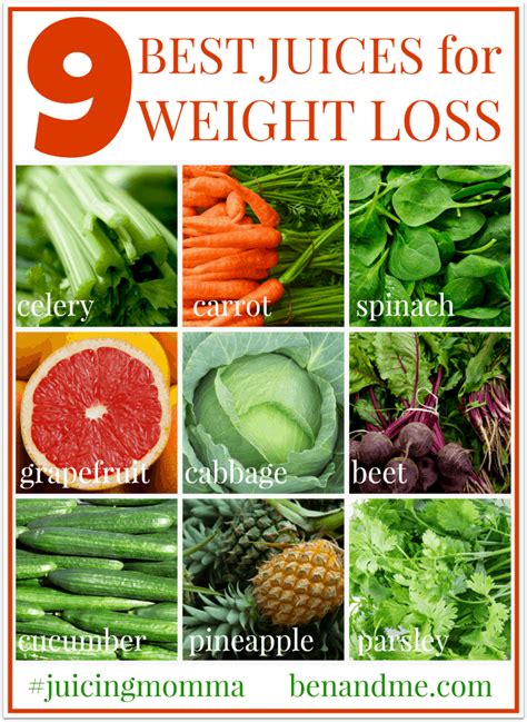 The exceptions are apples which can be used in any vegetable juice recipe, and carrots can be juiced with any fruit. 9 Best Juices for Weight Loss + Broccoli-Pineapple ...
