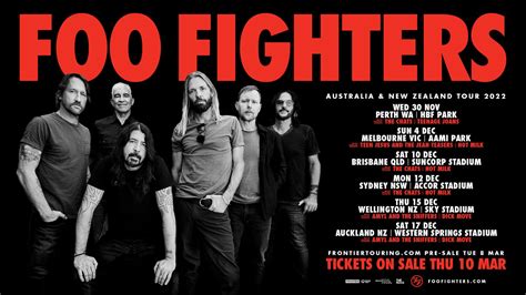 Foo Fighters Announce Australia And New Zealand Stadium Tour — Rawing In The Pit Media