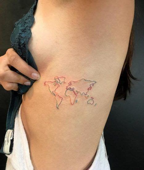 Pin By Rock Attracted On Art Drawing Sketches Map Tattoos World Map
