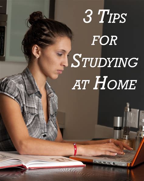 My study tip is to set time for each task you need to do or do a study plan like you'll spend 30 minutes on the math assignment and then 45 minutes on the history assignment with a 10 minutes brain break in between. 3 Tips for Studying at Home