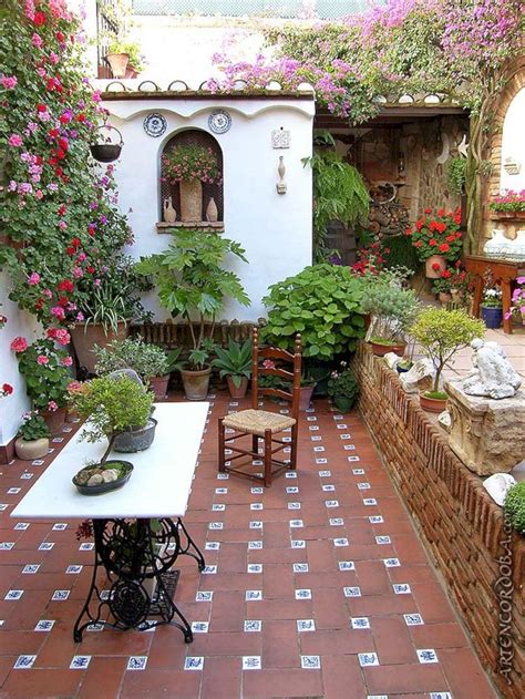 The Best 13 Beautiful Spanish Backyard Ideas For Garden Inspiration