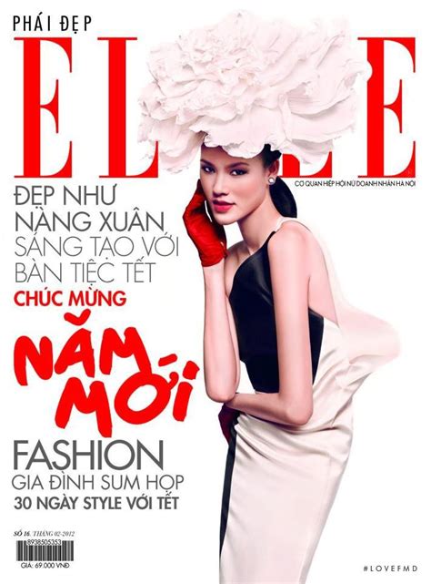 Cover Of Elle Vietnam With Lan Tuyet February 2012 Id11780
