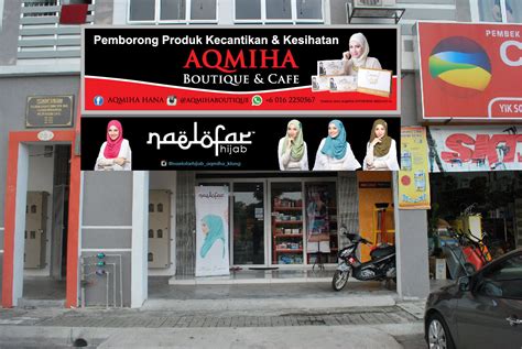 Signboard gi (tidak berlampu) untuk pilihan kos. Signboard Murah: Sample Design