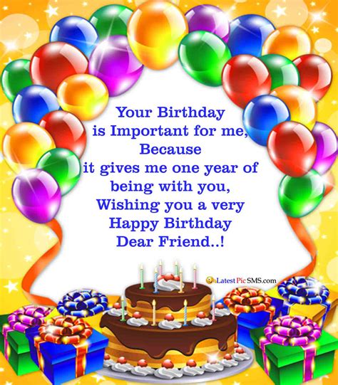 Happy Birthday Wishes For Best Friend Latest Picture Sms