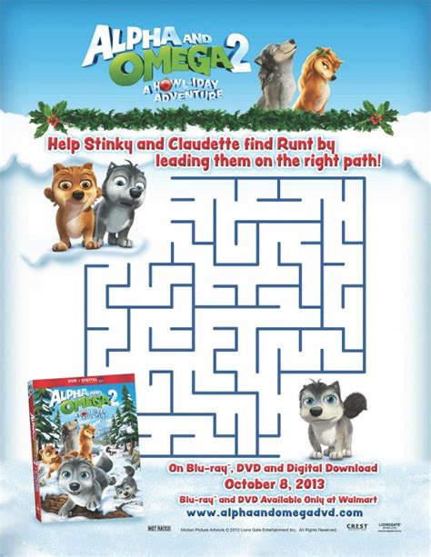 Alpha And Omega Printable Holiday Maze Mama Likes This Free
