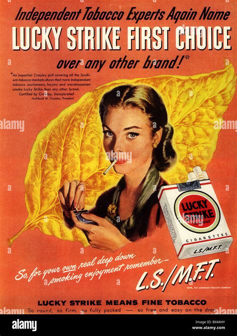 Retro Cigarettes Marketing Ads Lucky Strike Photograph By Action Pixels Ph