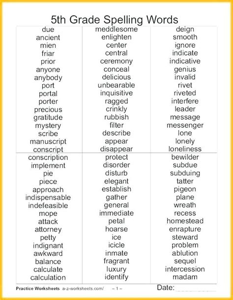 Spelling Games For 6th Graders