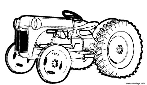 Coloriage Tracteur Jecolorie