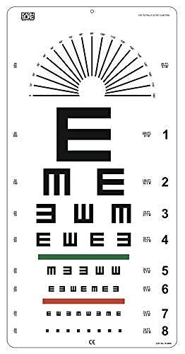 Illiterate Landolte Charts With Redgreen Lines And Astigmatism Chart