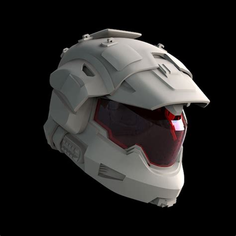 Halo Infinity Hieu Dinh Lone Wolf Full Wearable Helmet 3d Etsy