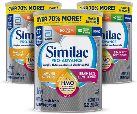 Buy Similac Pro Advance® Infant Formula With Iron 3 Count With 2 Fl