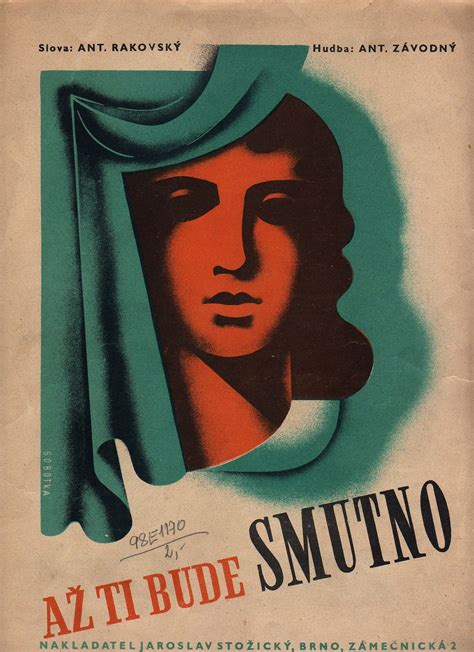 Art Deco Sheet Musicbook Cover From The 1930s