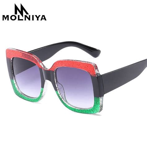 ﻿buy Cat Eye Sunglasses Italy Luxury Brand Designer Women Mirror Sun Glasses Vintage 2018 Green