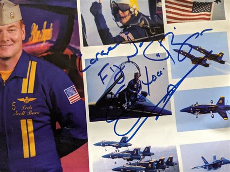 Bid Now Rare Blue Angels Pilot Signed Book And Photo November 4