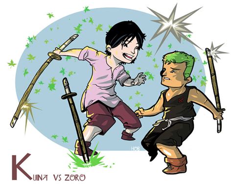 Kuina Vs Zoro By Stephgallaishob On Deviantart