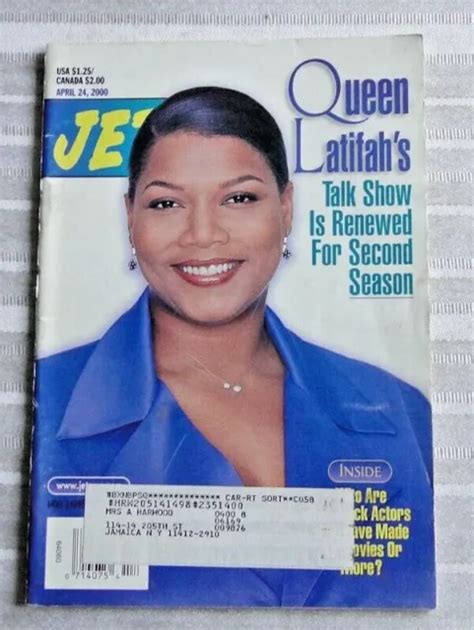 Vintage Magazine Jet April 2000 Queen Latifahs Talk Show 140 £403