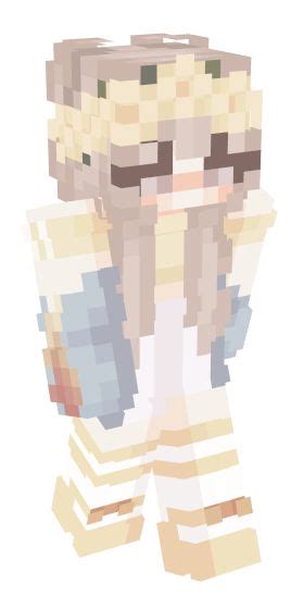 An Image Of A Pixellated Character In White And Blue Clothes With His Hands On His Hips