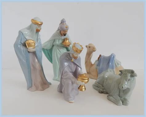 Avon Porcelain Bethlehem Nativity Scene Ruby Lane