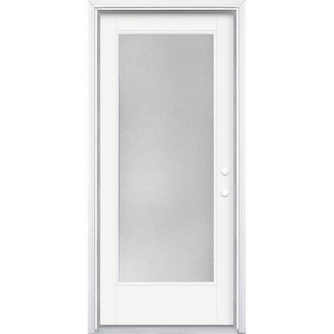 Masonite 34in X 80in Vista Grande Pear Full Lite Exterior Door W