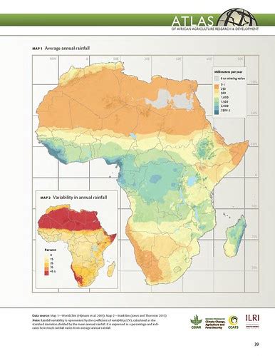 Rainfall amounts are estimates and consist of both rain gauge data and radar data. New map: Rainfall and rainfall variability in Africa | ILRI news