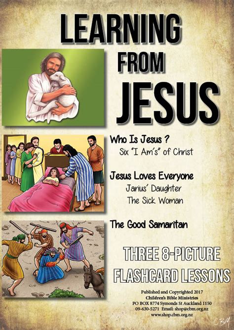 Jesus Learning From Jesus Eas Flashcard Cbm Shop
