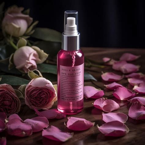 Premium Ai Image Photo Of Toning Rose Water Facial Mist